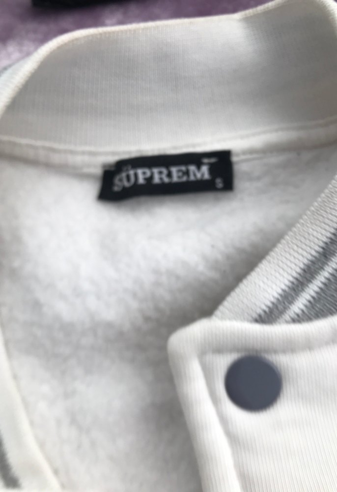 Gri Kollu Beyaz Düğmeli Kadın Ceket - Görsel 3