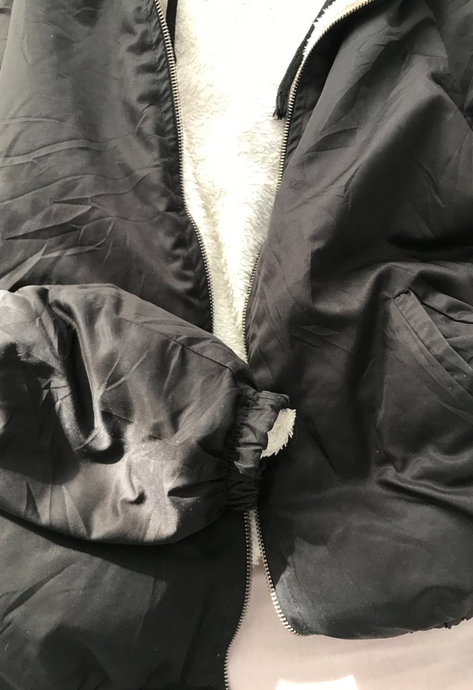 Kadın Siyah Midi Kapüşonlu Kışlık Ceket - Görsel 3