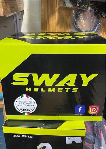 Sway helmets yarım motosiklet kaskı