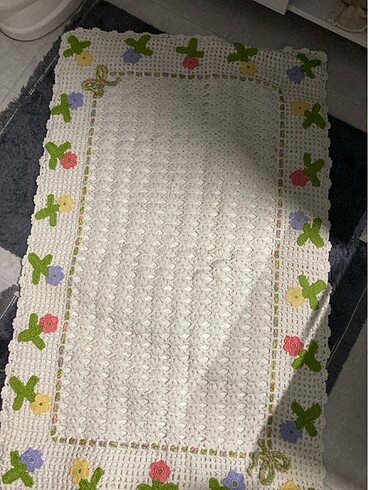 El örgüsü banyo paspası
