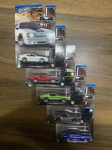 Hotwheels 5 li set