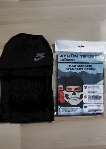 LaDasse Siyah Kar Maskesi Standart Beden - Görsel 2