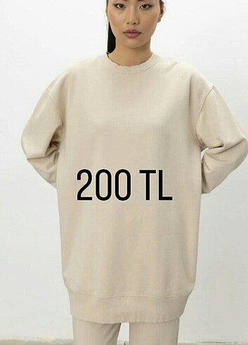 etiketli Kadın sweatshirt 