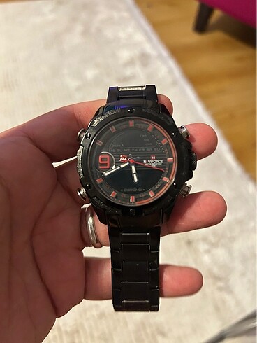  Beden siyah Renk Naviforce erkek saat