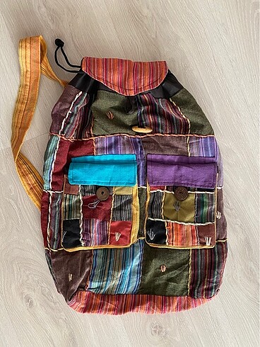 Patchwork sırt çantası