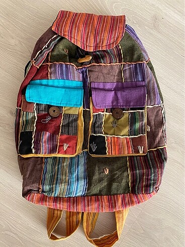  Beden Patchwork sırt çantası