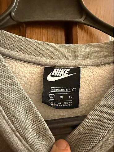xl Beden gri Renk Nike Erkek Sweatshirt