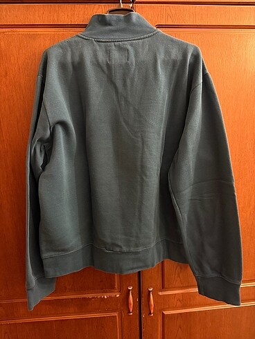 xl Beden Bershka Erkek Half Zip Sweatshirt