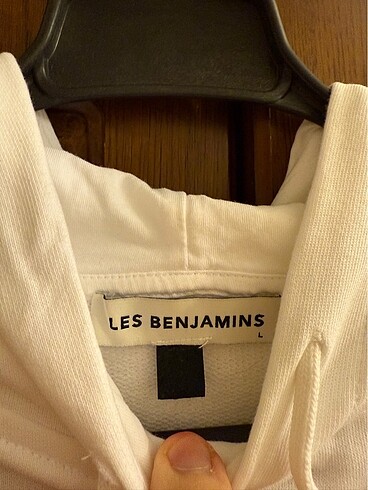 l Beden beyaz Renk Les Benjamins Erkek Sweatshirt