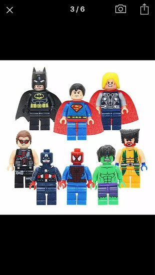 Lego süper kahramanlar ve taban