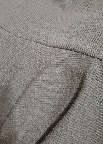 Gri Pilili Mini Etek - Görsel 4