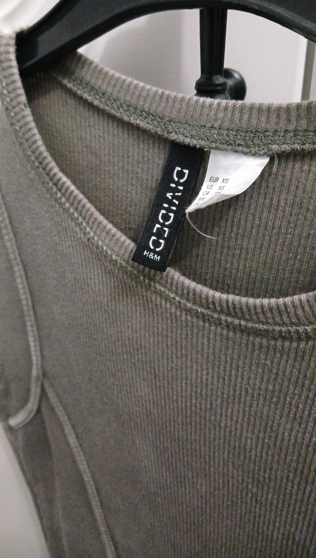 Gri Kısa Kollu Mini Elbise - Görsel 3