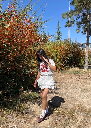 fırfırlı mini etek - Görsel 2