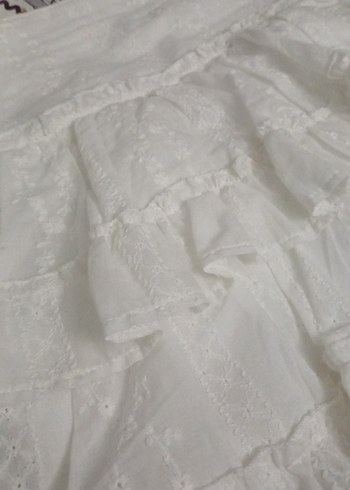 fırfırlı mini etek - Görsel 4