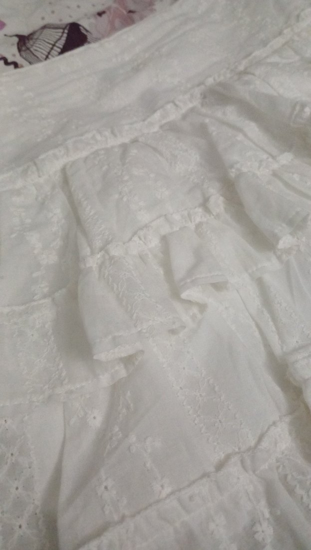 fırfırlı mini etek - Görsel 4