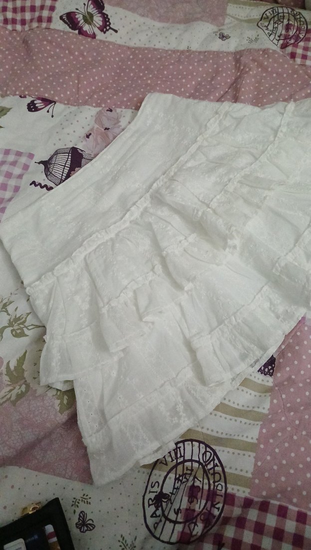 fırfırlı mini etek - Görsel 3