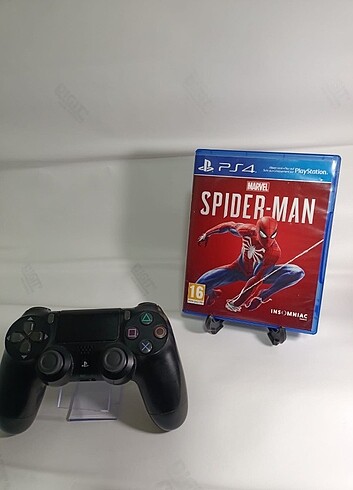 ORJİNAL Playstation 4 Oyun kolu (Ve yanında Marvel Spiderman hed