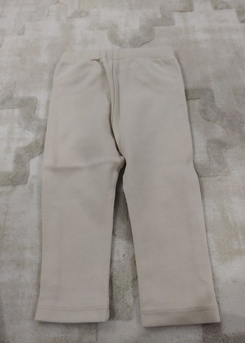 Düğmeli Bej Kız Tayt - Görsel 4