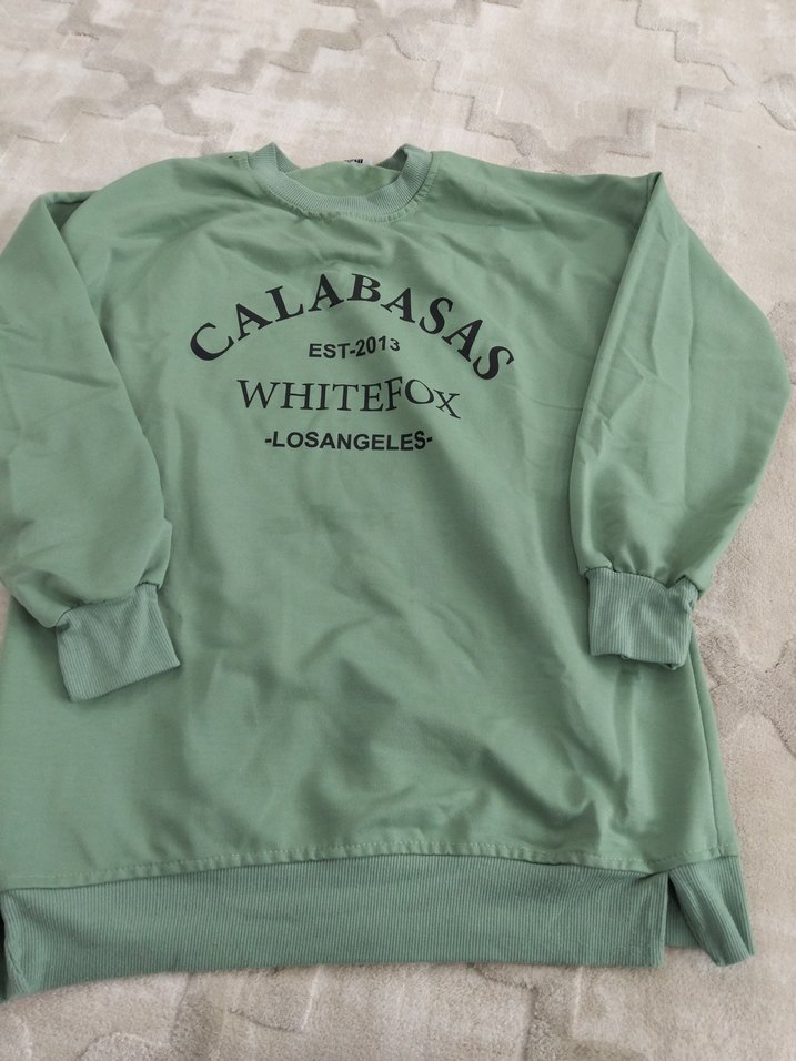 Yeşil Baskılı Kadın Tişört - Görsel 3