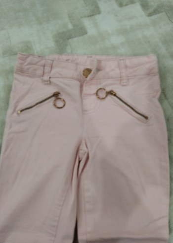 Bej Bol Kesim Kız Pantolonu - Görsel 3