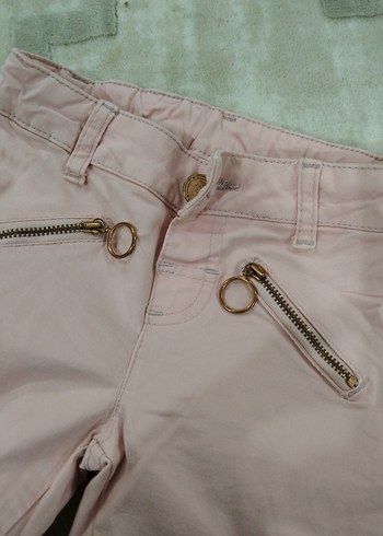 Bej Bol Kesim Kız Pantolonu - Görsel 2