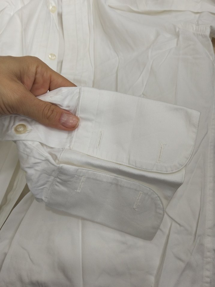 Beyaz Kısa Kollu Erkek Keten Gömlek - Görsel 3