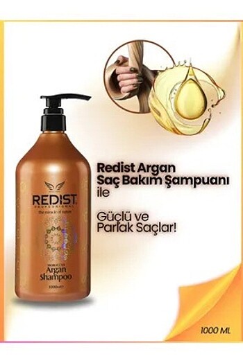 Redist Argan Terapi Şampuanı ? Kuru Ve Yıpranmış Saçlar Için Öze