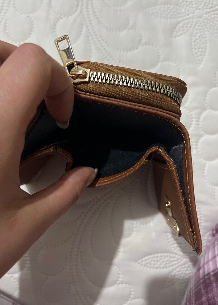 Kedili Kahverengi cüzdan - Görsel 3