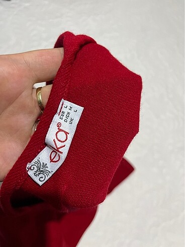 Kırmızı triko mini elbise&tunik - Görsel 4