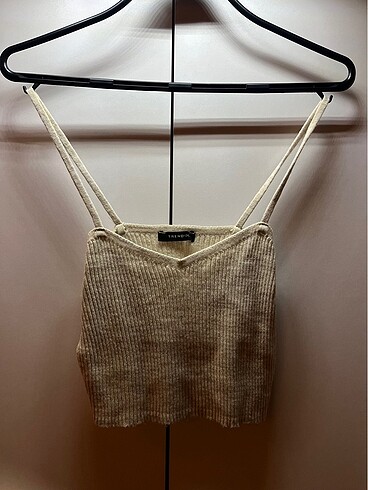 Triko takım iki parça bej rengi - Görsel 3