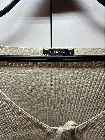 Triko takım iki parça bej rengi - Görsel 2