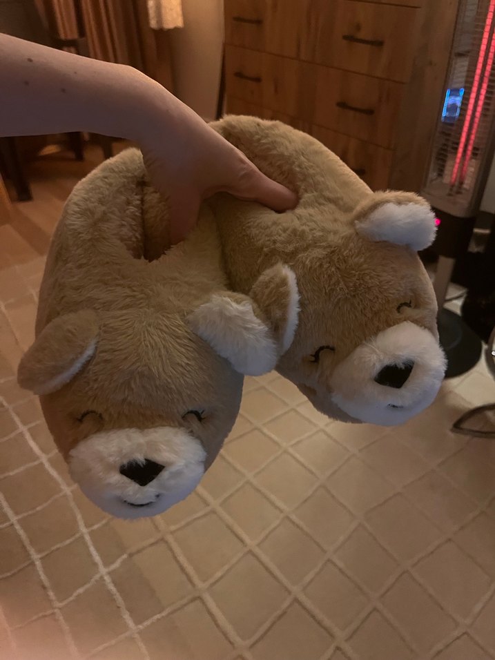 Flying Tigers Peluş Ev Terliği 38 numara - Görsel 4