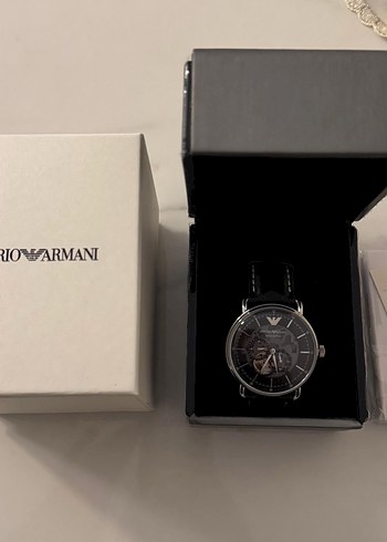 Emporio Armani Mekanik Siyah Erkek Saati - Görsel 5