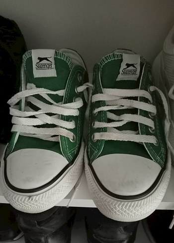 Yeşil Spor Ayakkabı Velcro Detaylı
