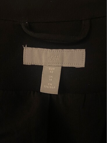 42 Beden siyah blazer