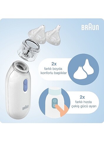  Braun bebek burun aspiratoru