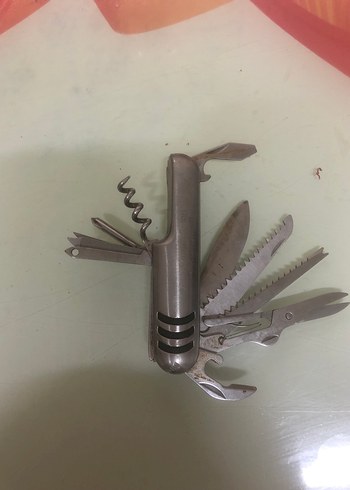 Gri Çok Fonksiyonlu Katlanabilir Çakı - Görsel 4