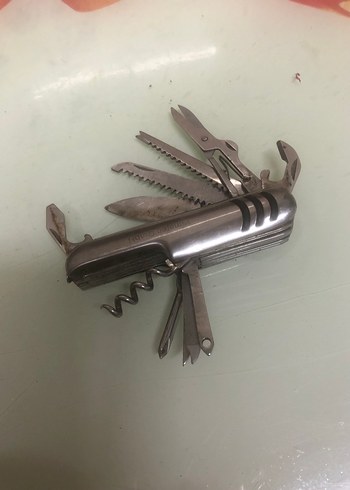 Gri Çok Fonksiyonlu Katlanabilir Çakı - Görsel 3