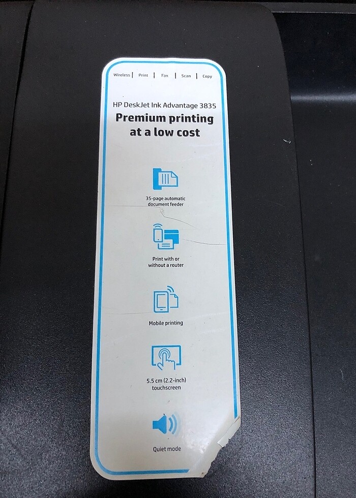 Hp deskjet renkli yazıcı tarayıcı wifi - Görsel 5