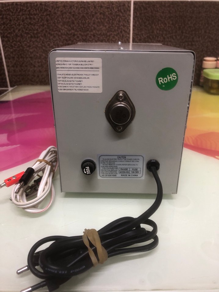 Renkli Dijital Güç Kaynağı Ölçüm Cihazı - Görsel 4