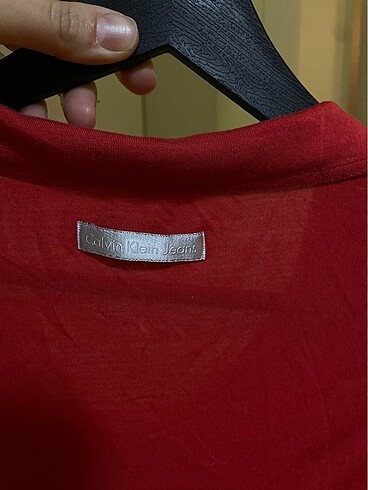 s Beden Calvin Klein Kırmızı Elbise