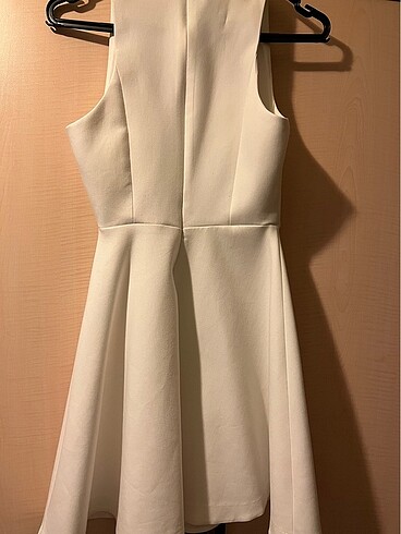 xs Beden Zara Beyaz Kısa 34 (xs) Elbise