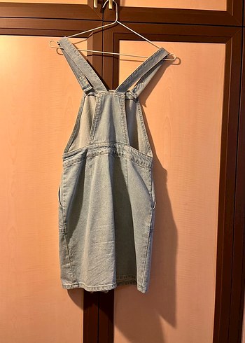 Kısa kot Salopet Etek - Görsel 2