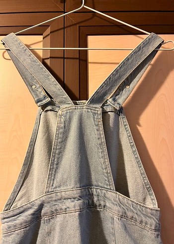 Kısa kot Salopet Etek - Görsel 3