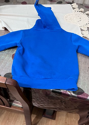 Erkek Çocuk Kapüşonlu Mavi Sonic baskılı Sweatshirt - Görsel 4