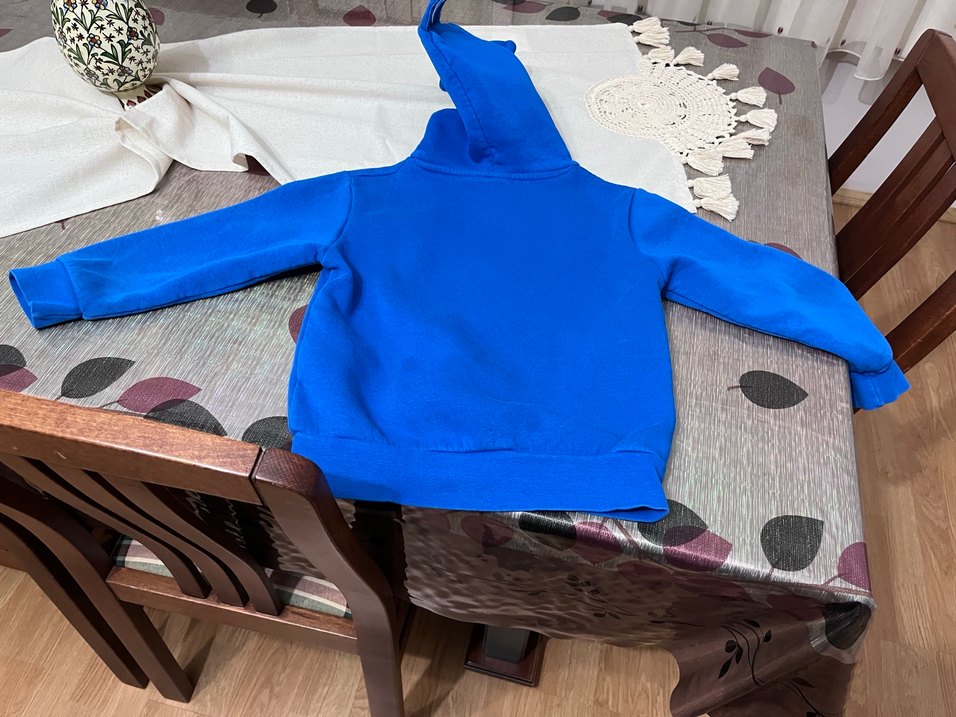 Erkek Çocuk Kapüşonlu Mavi Sonic baskılı Sweatshirt - Görsel 4