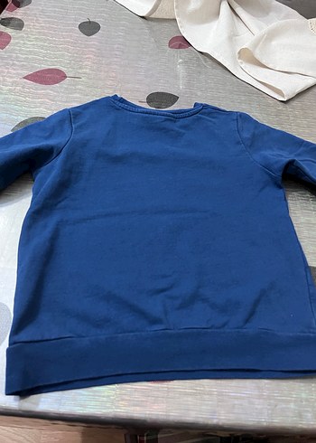 Erkek Çocuk Mavi Kral Şakir Baskılı Sweatshirt - Görsel 4