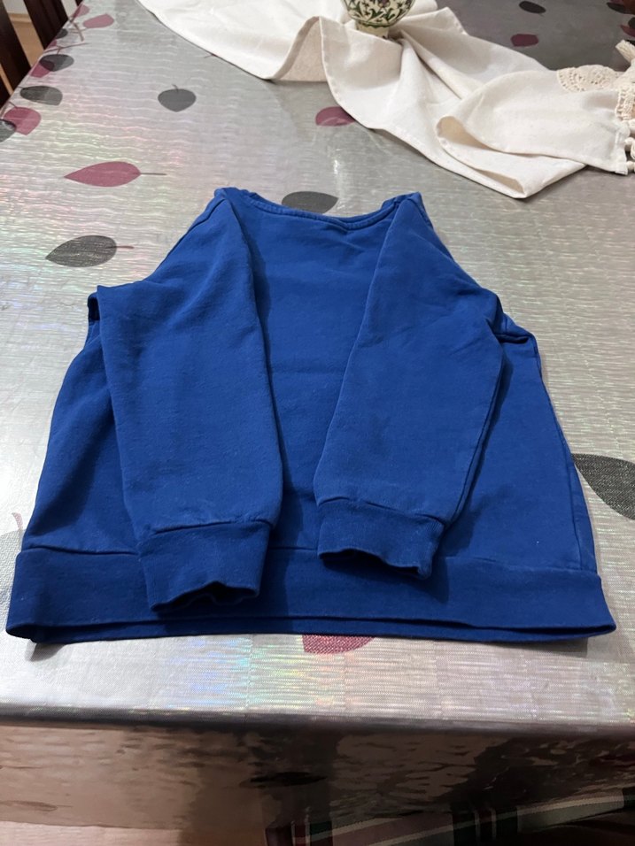 Erkek Çocuk Mavi Kral Şakir Baskılı Sweatshirt - Görsel 3