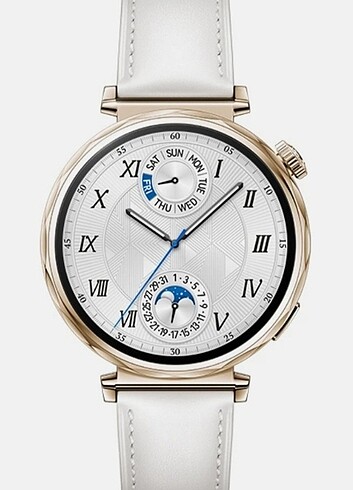 Huawei GT 5 41 MM Beyaz Deri Akıllı Saat