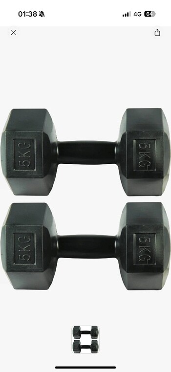 5 kg Dambıl Set (2 adet)